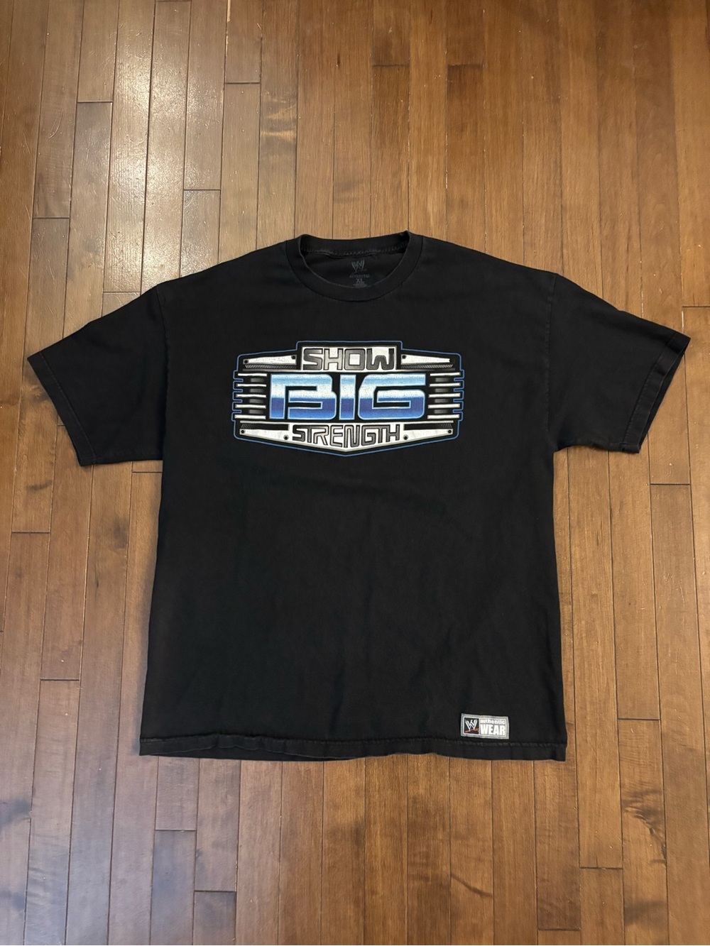 Vintage 2013 The Big Show Strength Black T Shirt Size XL WWE Wrestling 2010’s